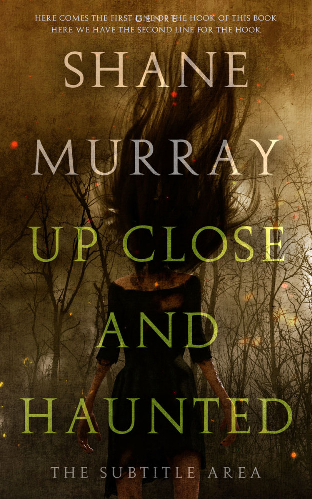 Front view of Brown Tumbleweed #4814 - Premade Horror Book Cover