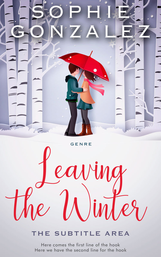 Front view of Mischka #4833 - Premade Romance Book Cover