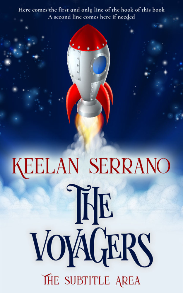 Front view of Geyser #4869 - Premade Science Fiction Book Cover