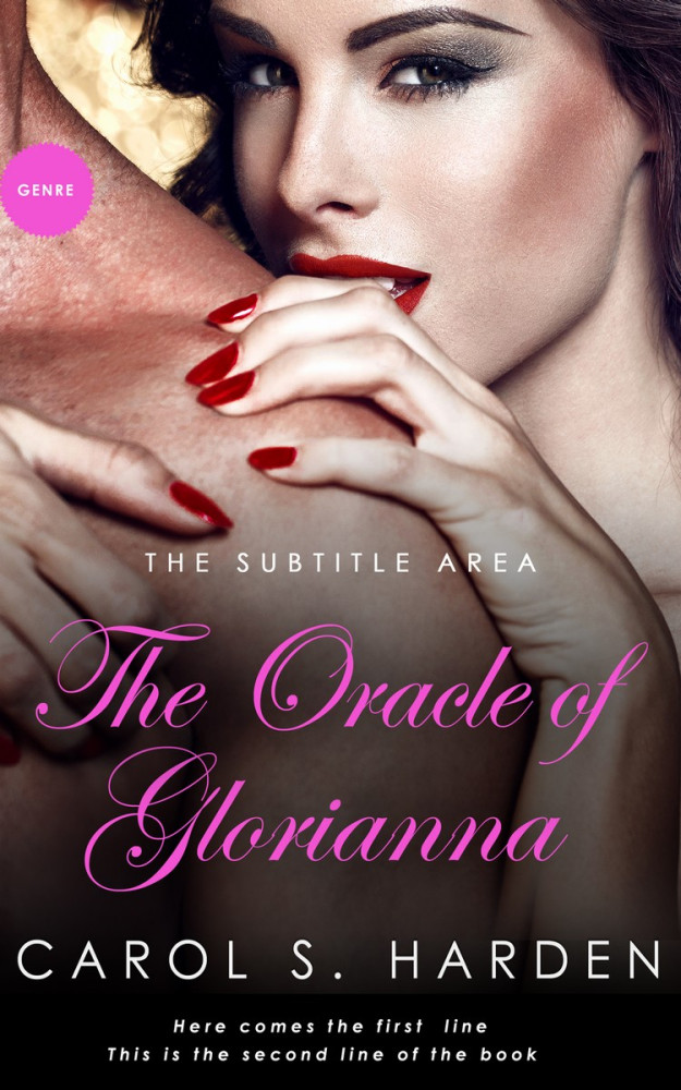 Front view of Cavern Pink #5068 - Premade Erotica Book Cover