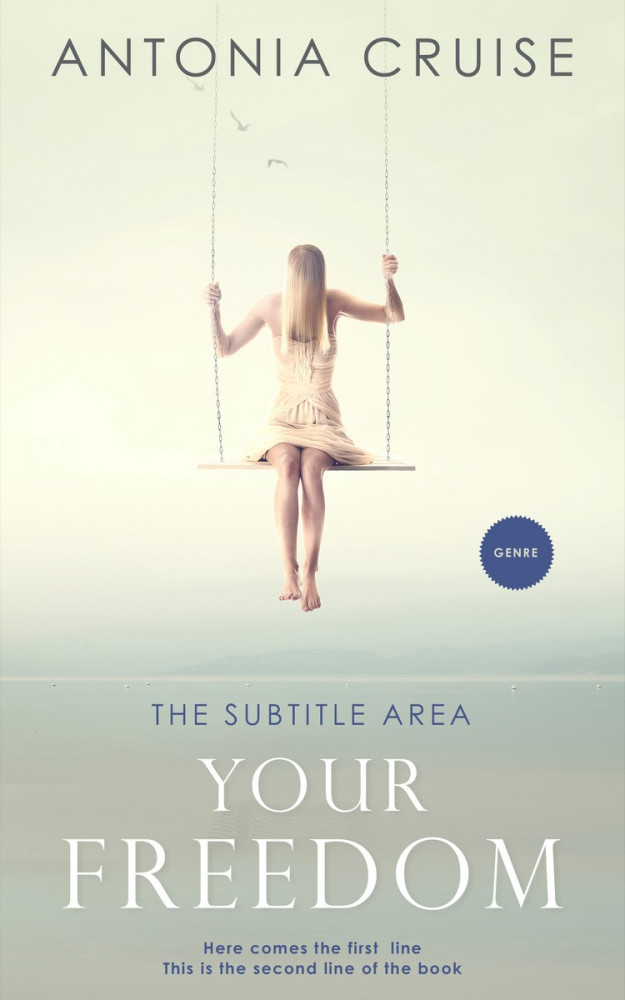 Front view of Moon Mist #5094 - Premade Self-Improvement & Self-Help Book Cover