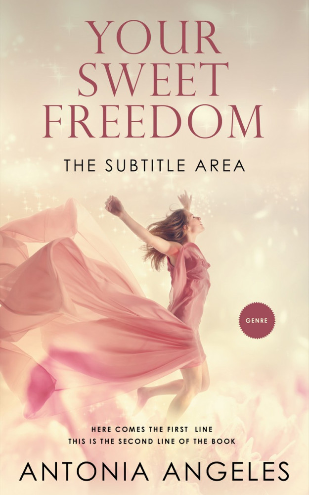 Front view of Almond #5096 - Premade Self-Improvement & Self-Help Book Cover