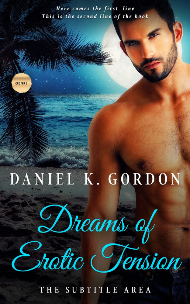 Front view of Shark #5111 - Premade Erotica Book Cover