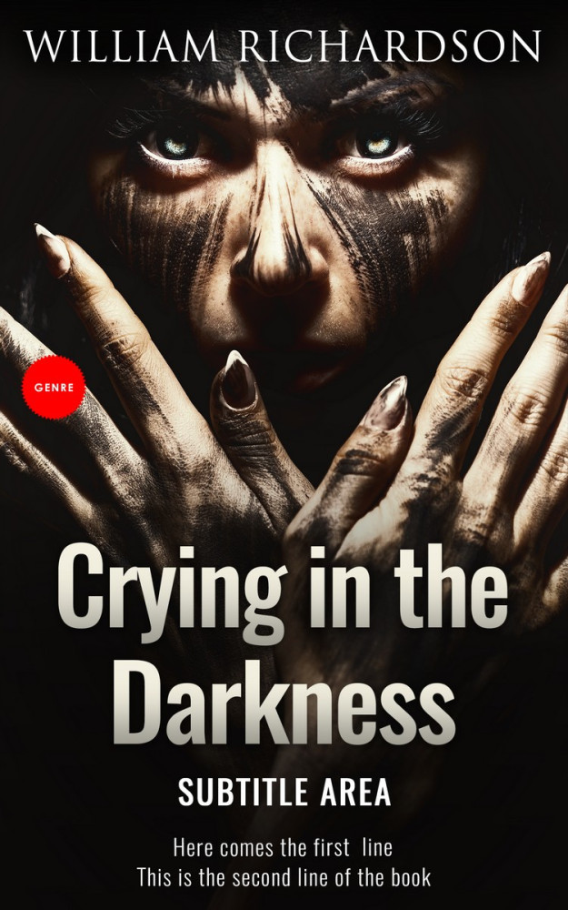 Front view of Vanilla #5165 - Premade Horror Book Cover