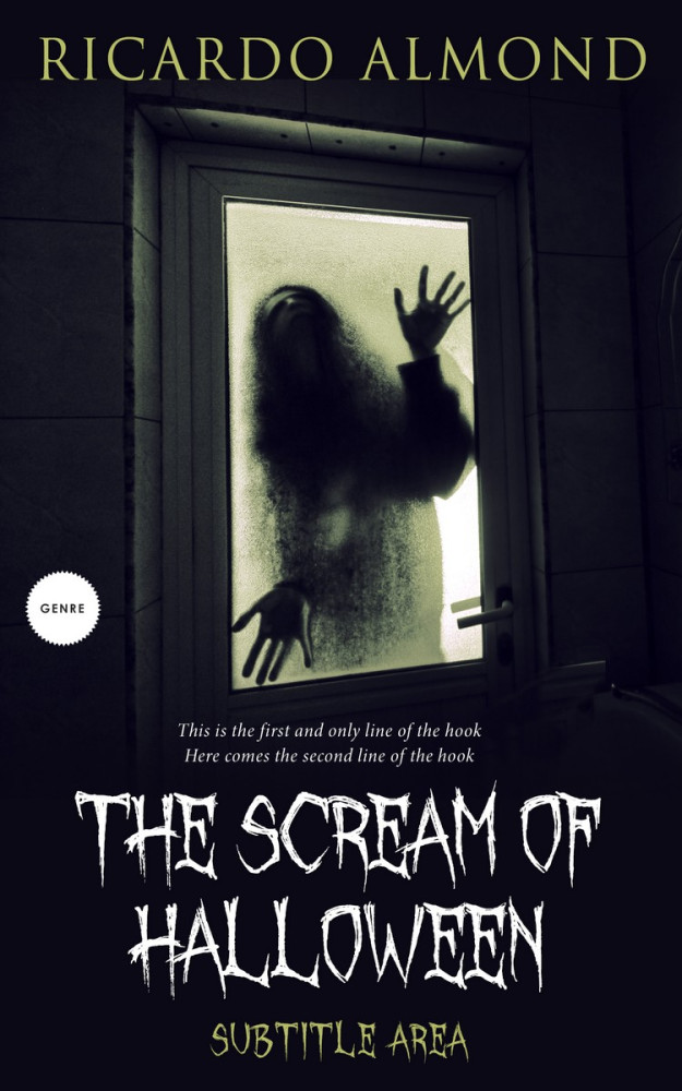 Front view of Cinder #5230 - Premade Horror Book Cover