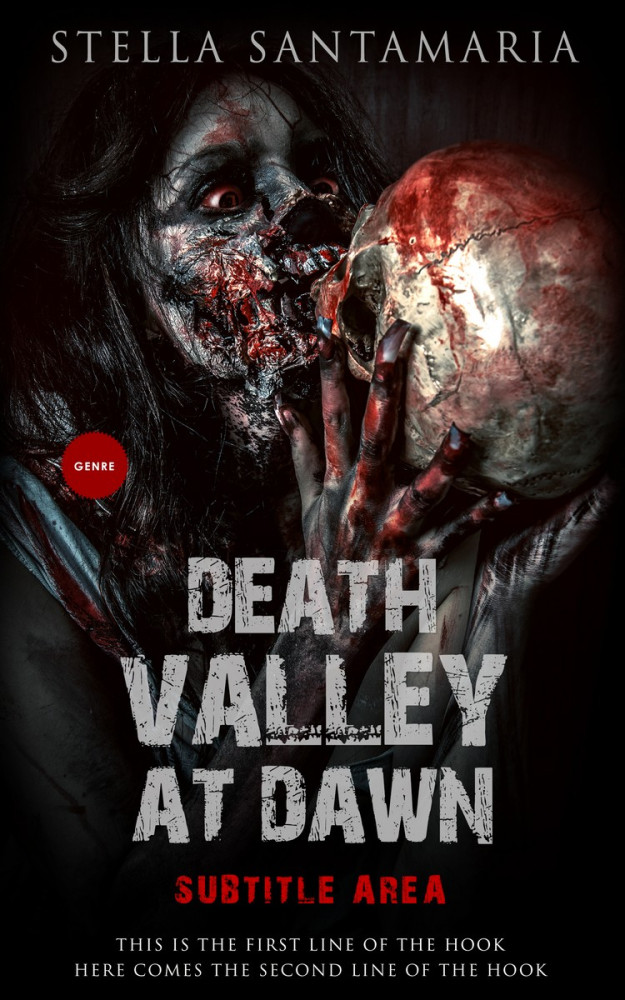 Front view of Del Rio #5239 - Premade Horror Book Cover | BookCoverZone