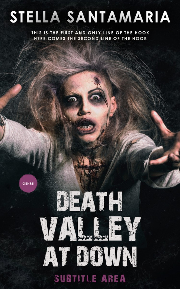 Front view of Cold Turkey #5251 - Premade Horror Book Cover