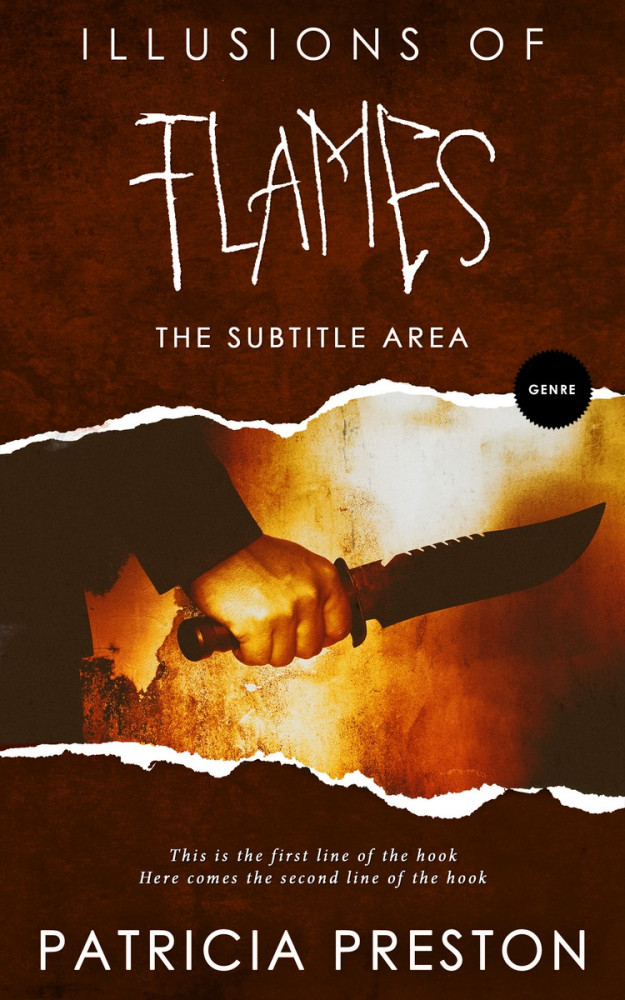 Front view of Rebel #5300 - Premade Mystery & Thriller & Suspense Book Cover