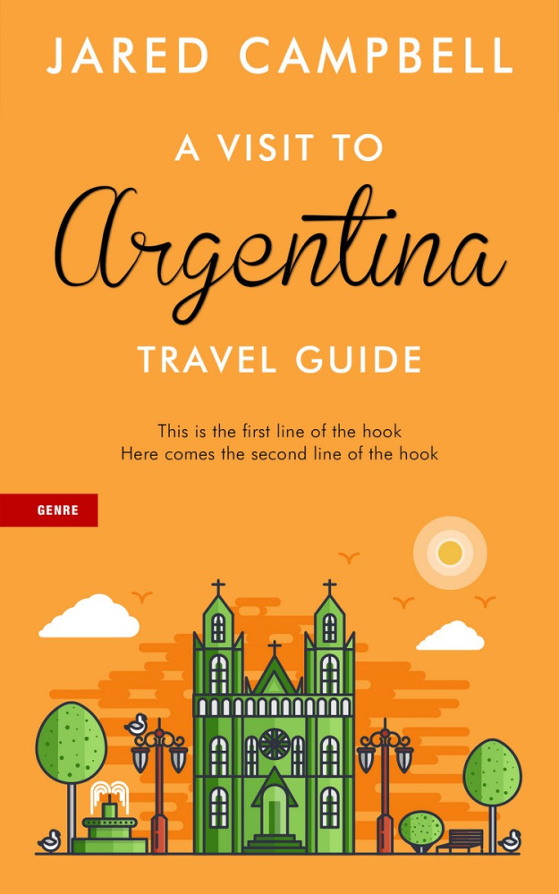 Front view of Sea Buckthorn #5444 - Premade Travel Book Cover