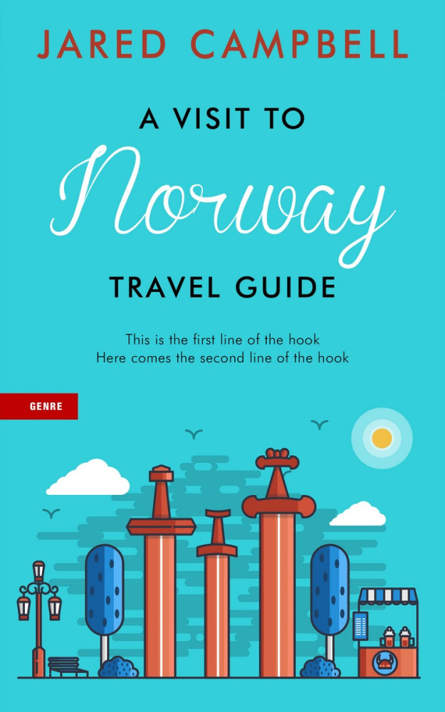 Front view of Scooter #5451 - Premade Travel Book Cover