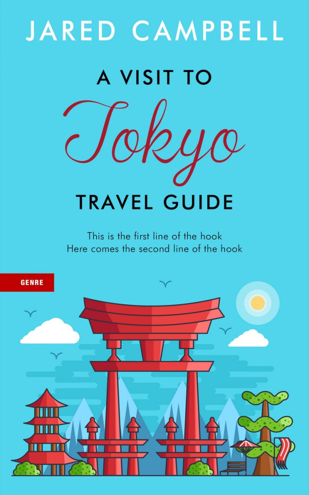 Front view of Picton Blue #5461 - Premade Travel Book Cover