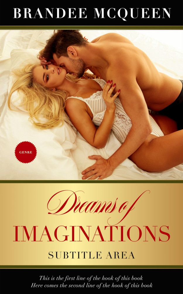 Front view of Harvest Gold #5546 - Premade Erotica Book Cover