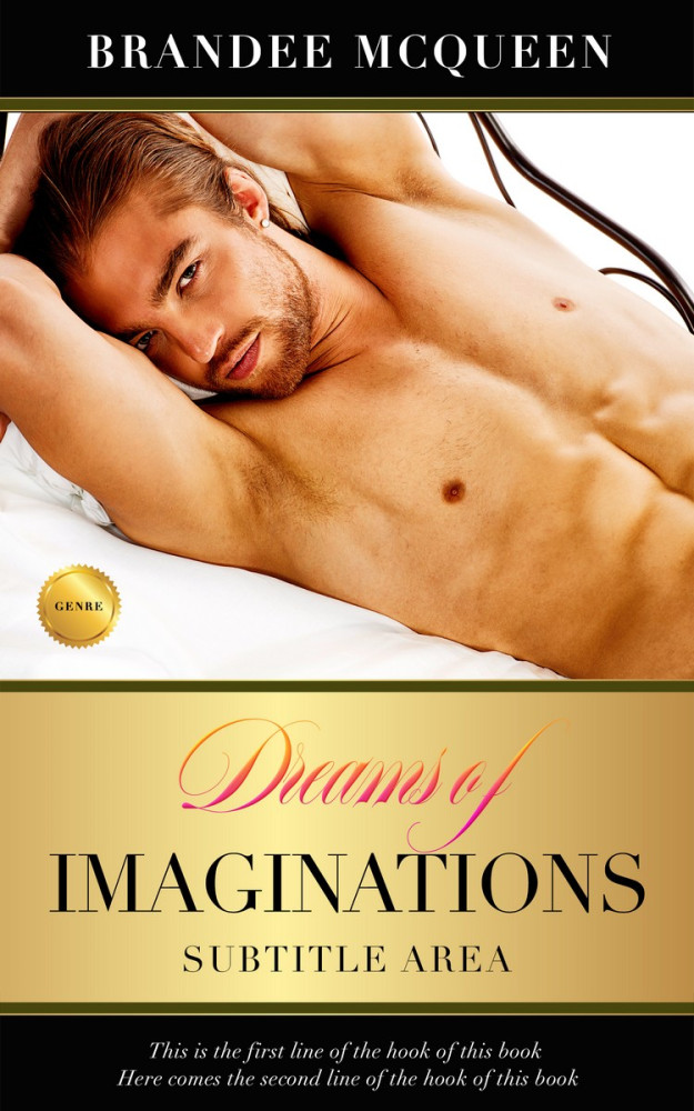 Front view of Harvest Gold #5558 - Premade Erotica Book Cover