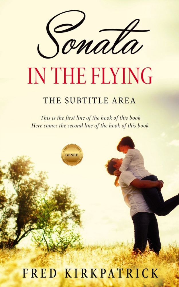 Front view of Citrine White #5635 - Premade Romance Book Cover