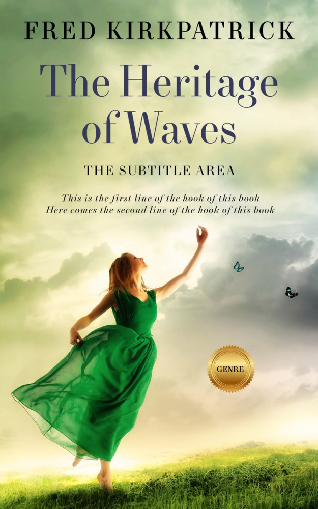 Front view of Akaroa #5648 - Premade Romance Book Cover