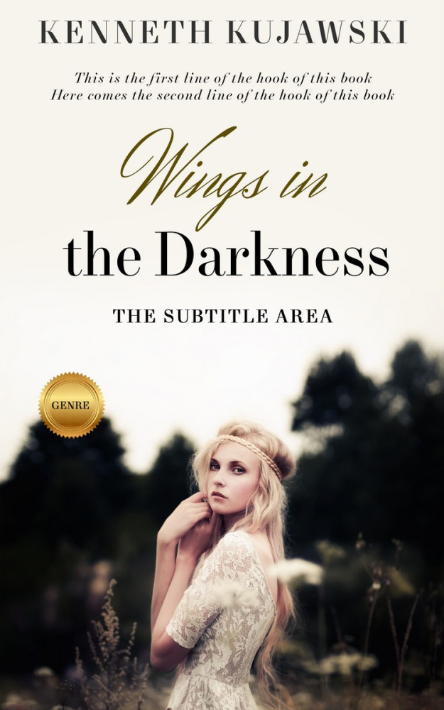 Front view of Pearl Bush #5664 - Premade Romance Book Cover