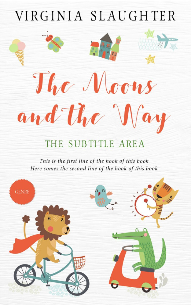 Front view of Desert Storm #5720 - Premade Abstract Book Cover