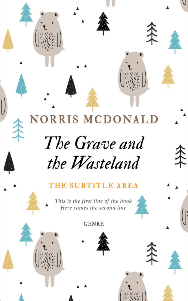 Front view of Silver Rust #5729 - Premade Abstract Book Cover