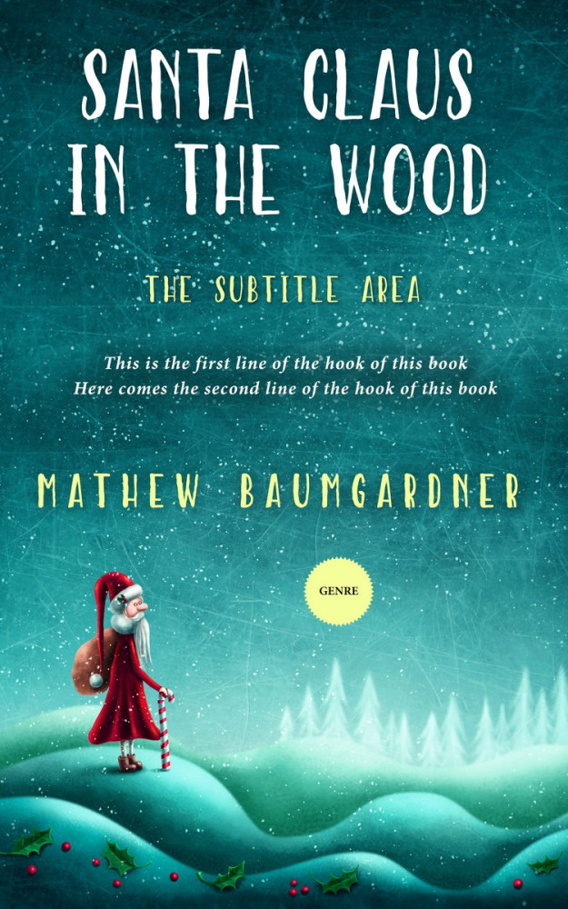 Front view of Genoa #5756 - Premade Abstract Book Cover