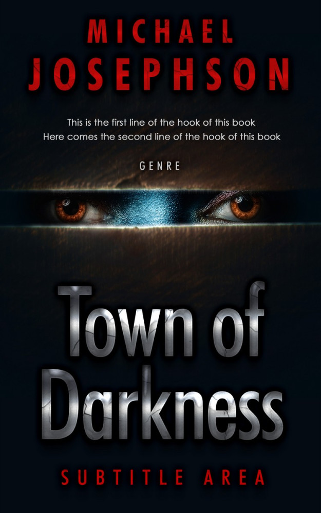 Front view of Bunker #5810 - Premade Horror Book Cover