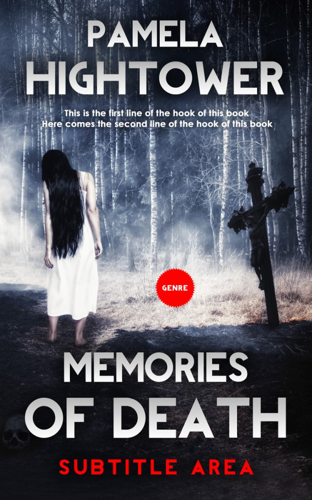 Front view of Cold Turkey #5840 - Premade Horror Book Cover