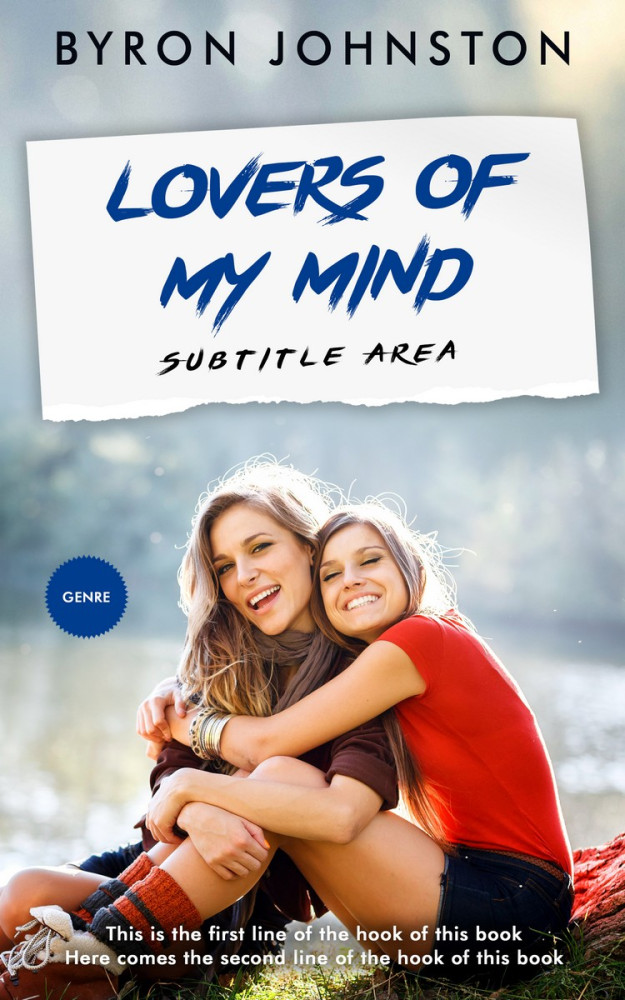 Front view of Quill Gray #5877 - Premade Teen & Young Adult Book Cover