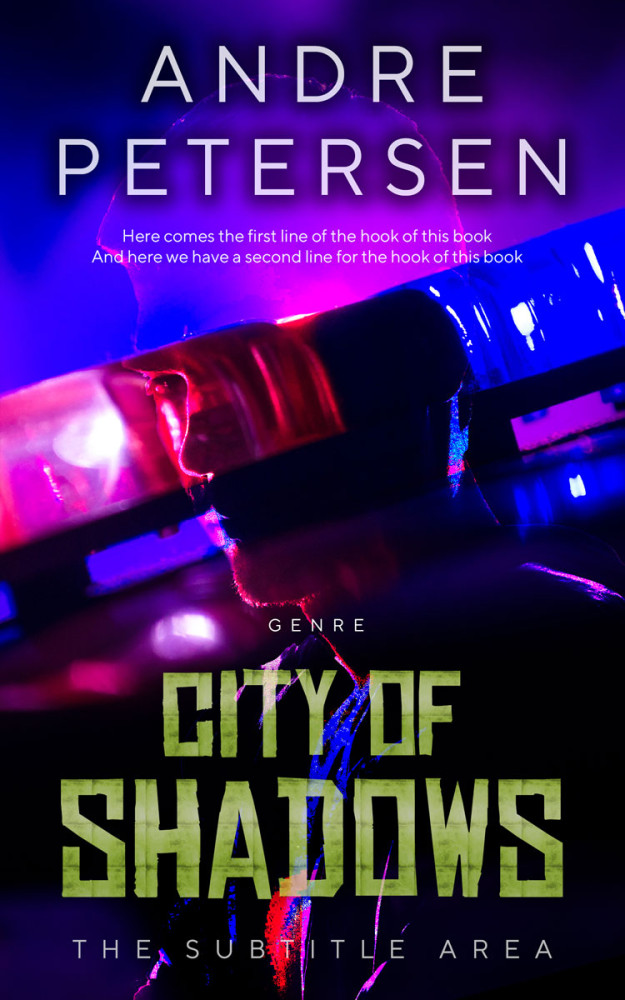 Front view of Fuchsia Pink #6000 - Premade Mystery & Thriller & Suspense Book Cover