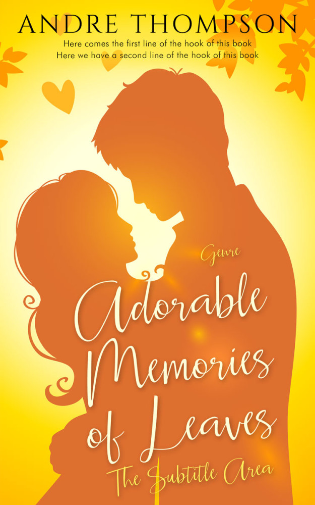 Front view of Zest #6042 - Premade Romance Book Cover