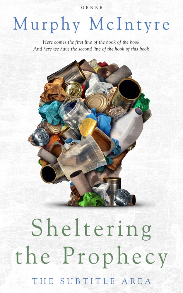 Front view of Cape Cod #6119 - Premade Abstract Book Cover