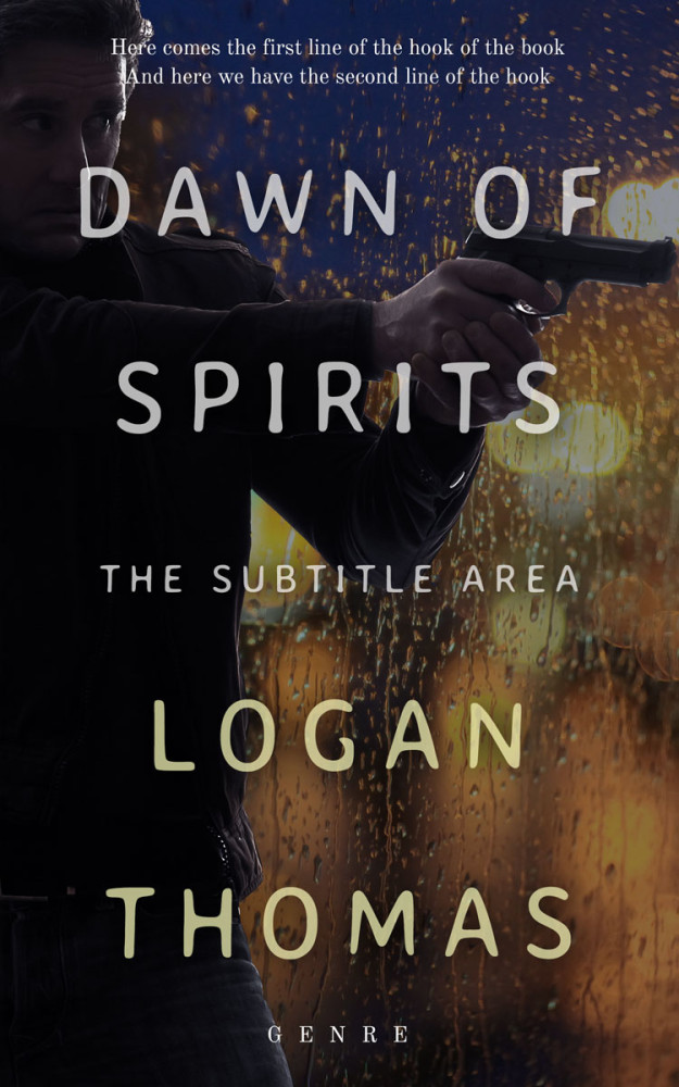 Front view of Thunder #6189 - Premade Mystery & Thriller & Suspense Book Cover