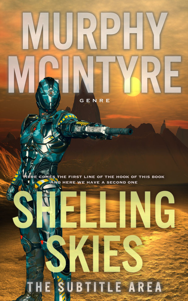 Front view of Driftwood #6218 - Premade Science Fiction Book Cover