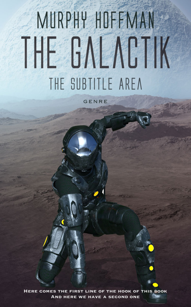 Front view of Gravel #6245 - Premade Science Fiction Book Cover