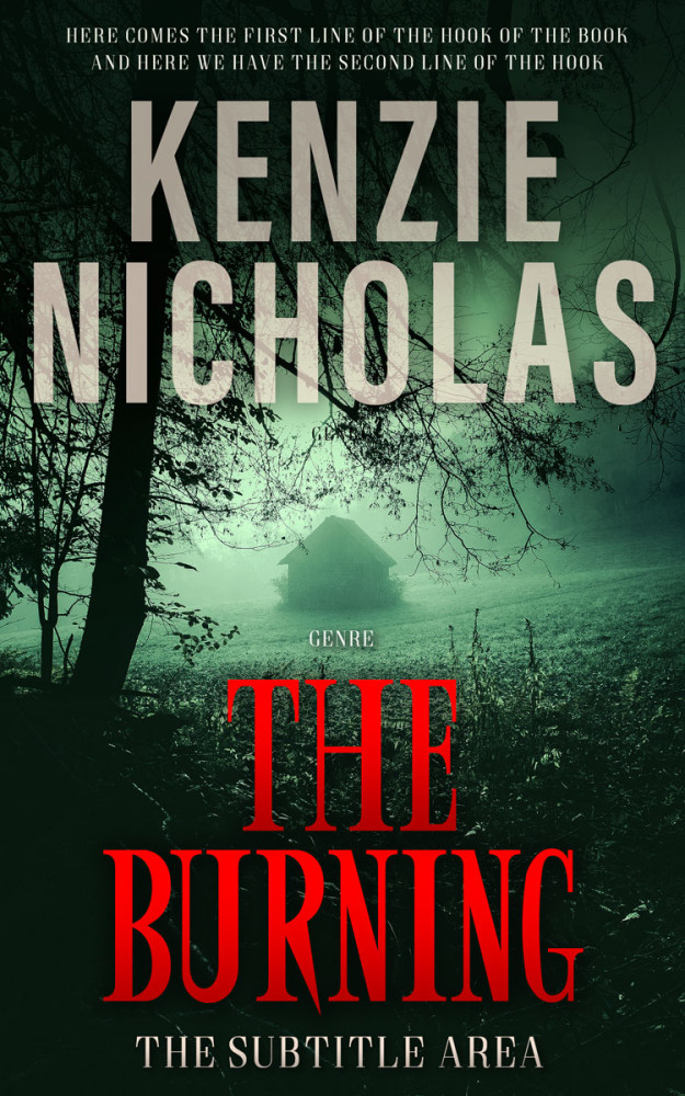 Front view of Old Rose #6291 - Premade Fantasy Book Cover