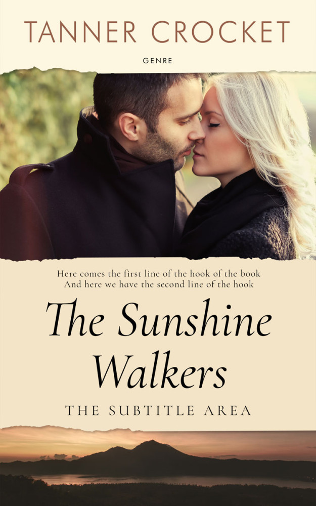 Front view of Raffia #6440 - Premade Romance Book Cover