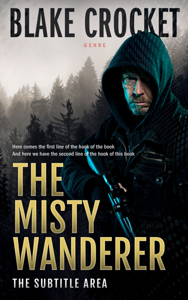 Front view of Woodsmoke #6461 - Premade Mystery & Thriller & Suspense Book Cover