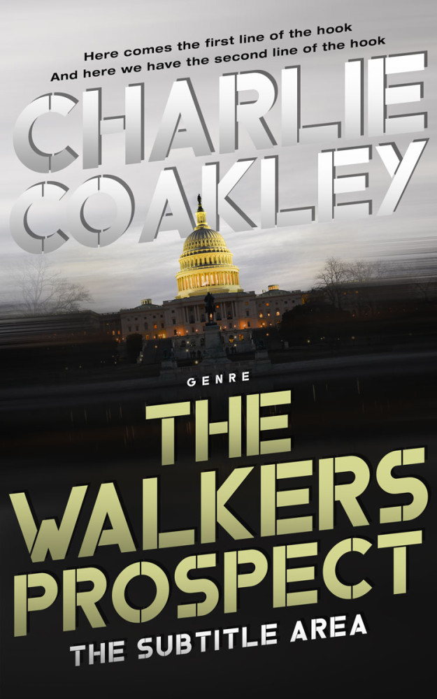 Front view of Cod Gray #6466 - Premade Mystery & Thriller & Suspense Book Cover