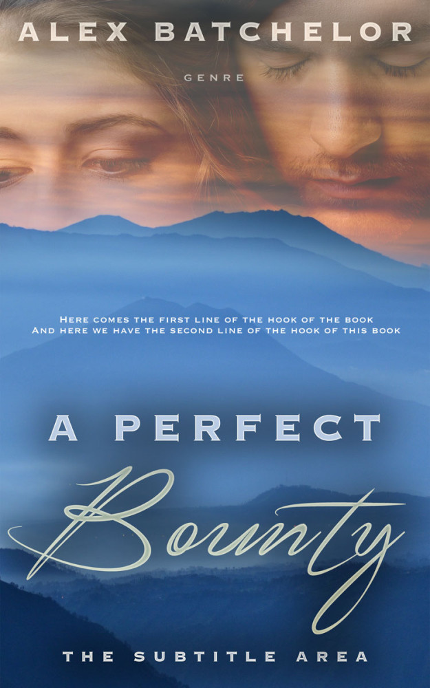 Front view of East Bay #6524 - Premade Romance Book Cover