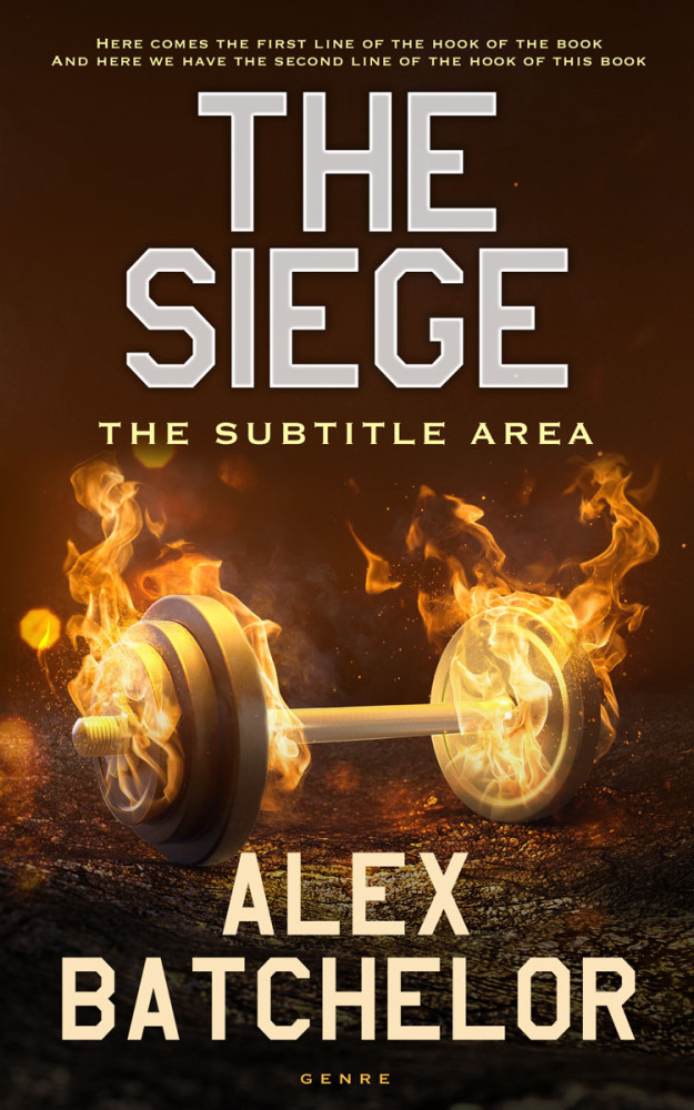 Front view of Graphite #6545 - Premade Health & Dieting & Fitness Book Cover