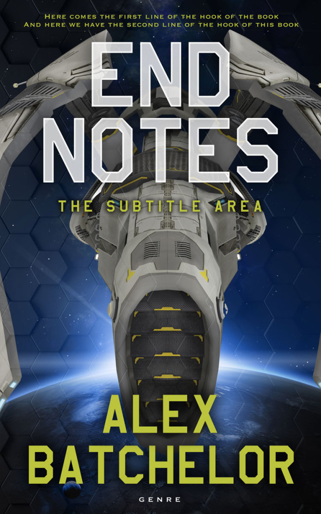 Front view of Ebony Clay #6552 - Premade Science Fiction Book Cover