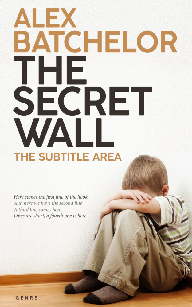 Front view of English Walnut #6602 - Premade Teen & Young Adult Book Cover