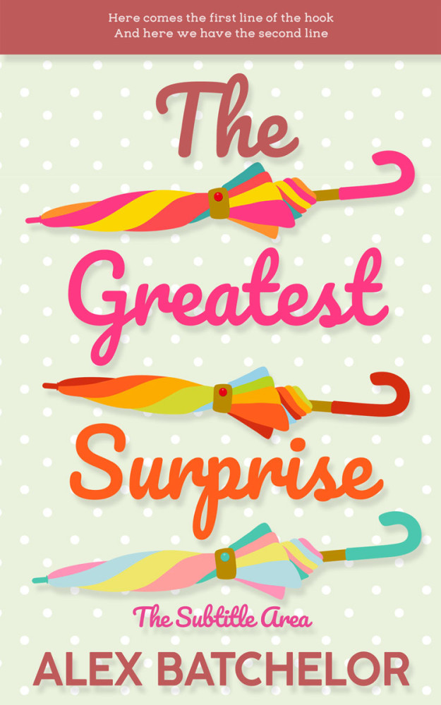 Front view of Roman #6607 - Premade Chick Lit Book Cover