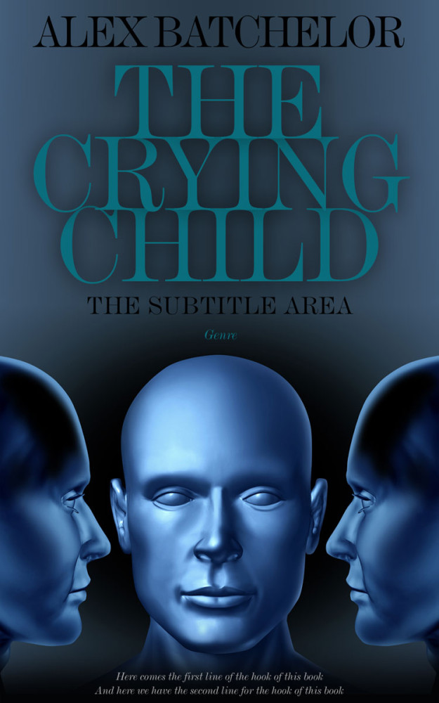 Front view of Cloud Burst #6609 - Premade Business Book Cover