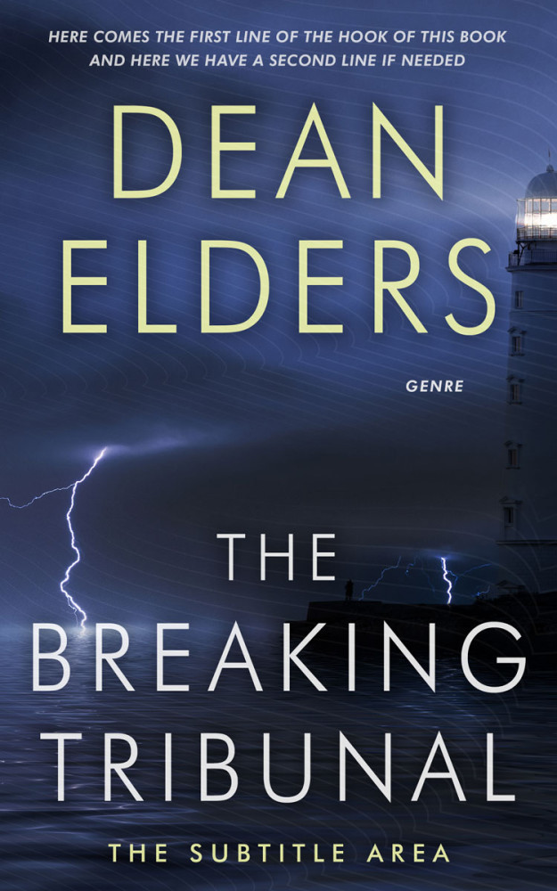 Front view of Ebony Clay #6645 - Premade Mystery & Thriller & Suspense Book Cover