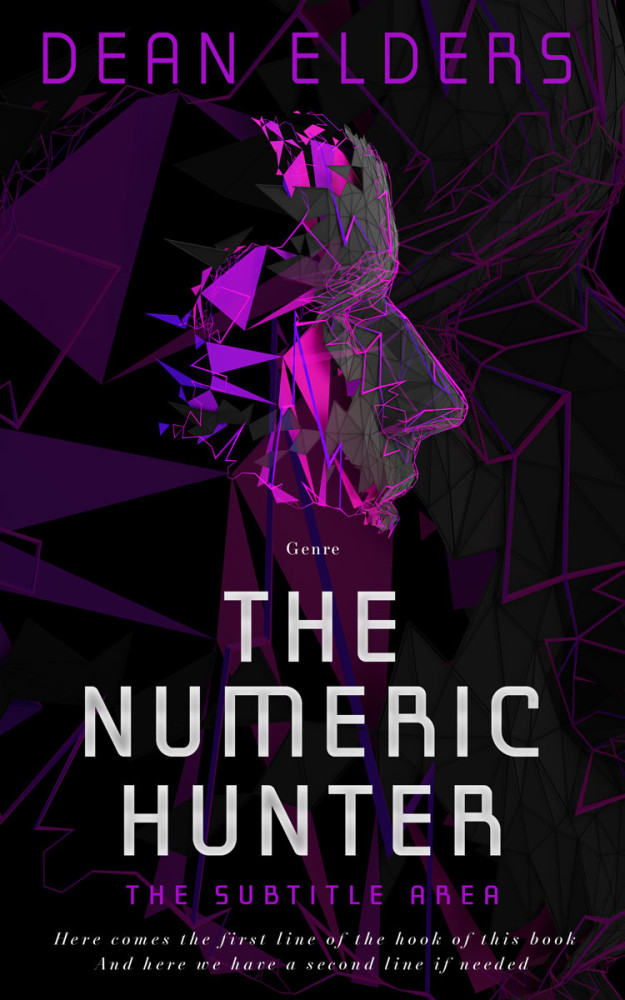 Front view of Revolver #6698 - Premade Science Fiction Book Cover