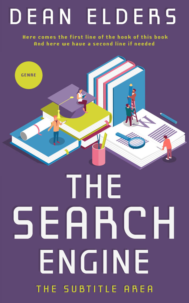 Front view of Mulled Wine #6718 - Premade Abstract Book Cover