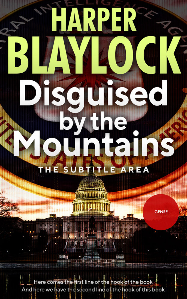 Front view of Night Rider #6735 - Premade Action & Adventure Book Cover