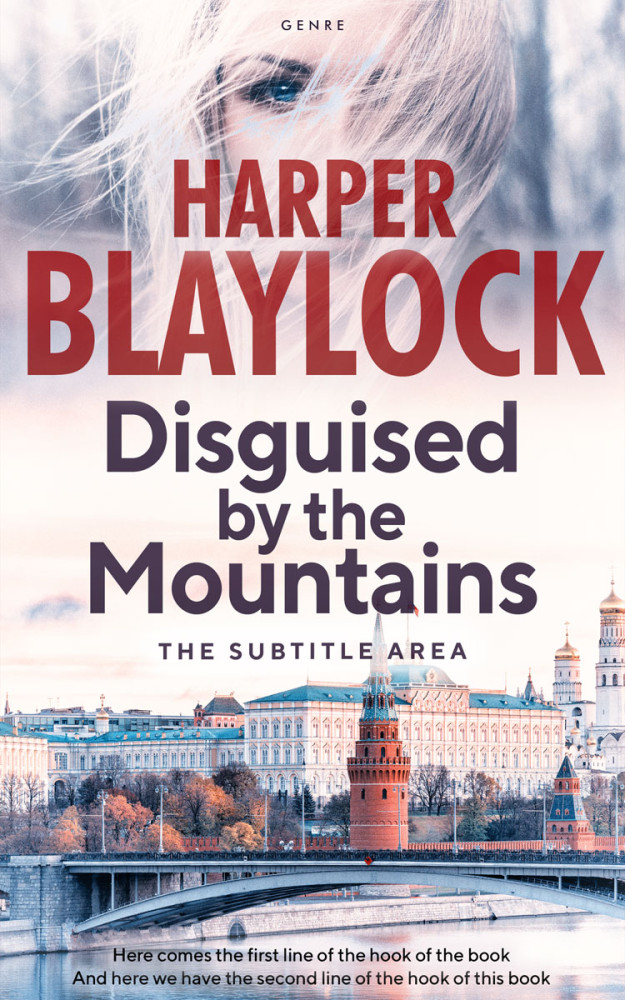 Front view of Ebb #6736 - Premade Fantasy Book Cover