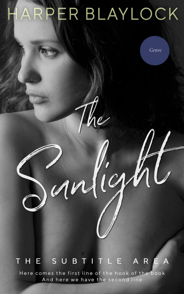 Front view of Shark #6775 - Premade Erotica Book Cover