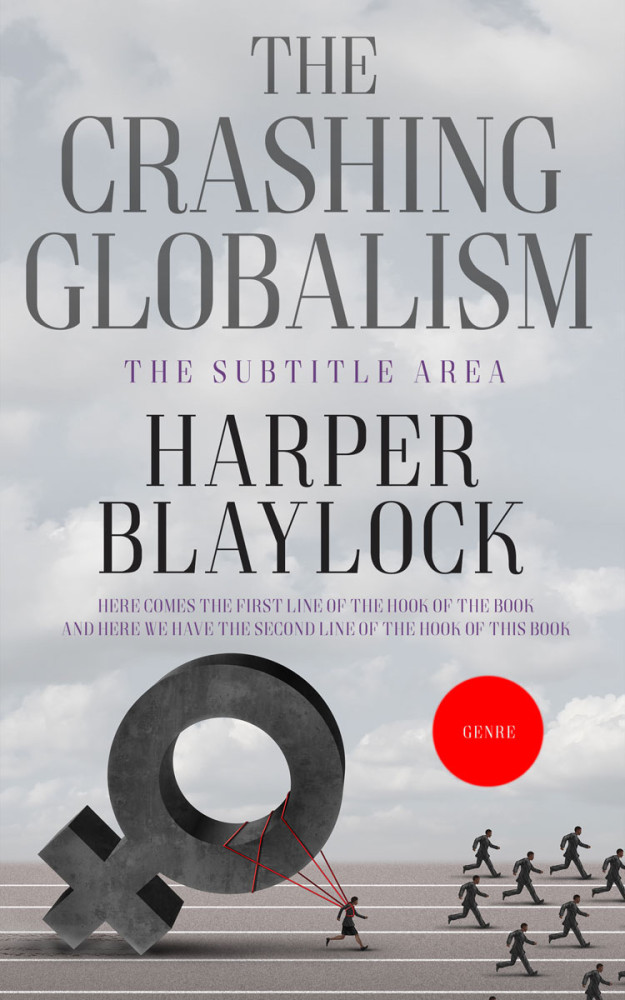 Front view of French Gray #6824 - Premade Business Book Cover