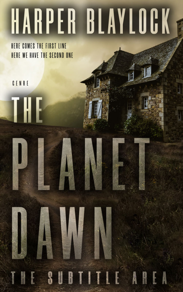 Front view of Chino #6874 - Premade Mystery & Thriller & Suspense Book Cover